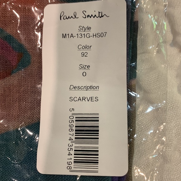 NWT Paul Smith Men’s Scarf - Picture 2 of 6